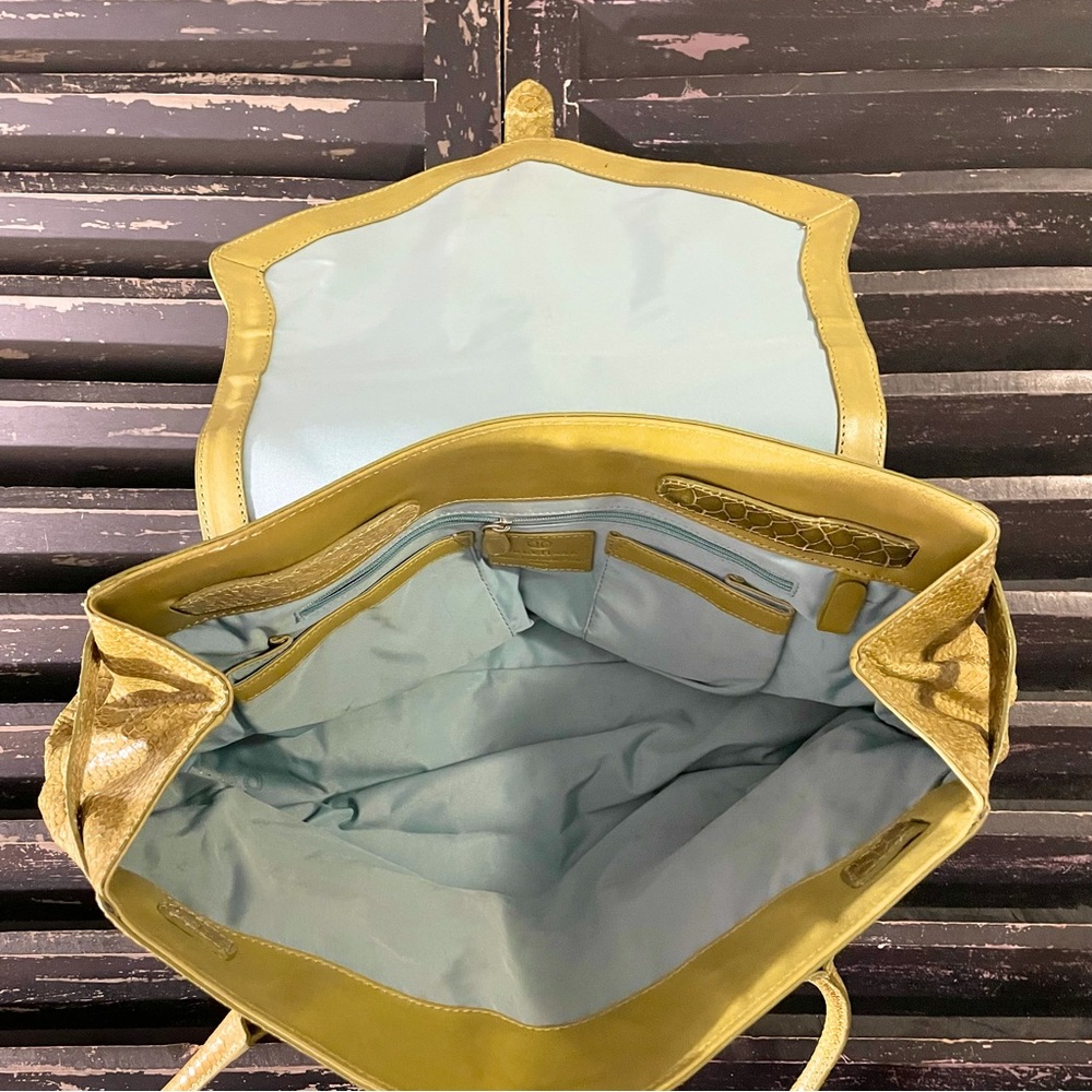 Cole Haan Trinity Python Print Purse Shoulder Bag - image 5